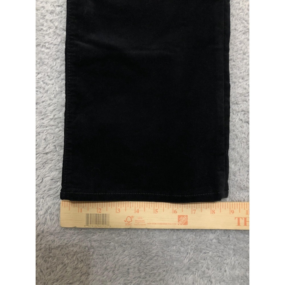 Gap Pants Womens 10P (32x28.5) Black Baby Boot Velvet Mid Rise - Picture 12 of 14